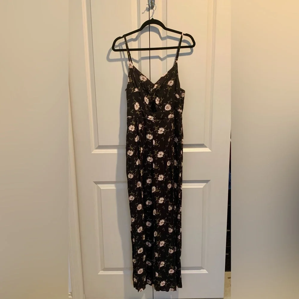 American Eagle Outfitters Floral Jumpsuit L Short - Picture 2 of 8